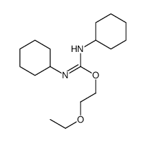 2-ethoxyethyl N,N'-dicyclohexylcarbamimidate结构式