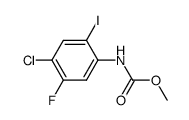 methyl (4-chloro-5-fluoro-2-iodophenyl)carbamate Structure