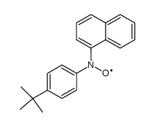 p-t-butylphenyl 1-naphthyl nitroxide Structure