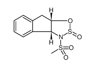 Indeno[1,2-d]-1,2,3-oxathiazole, 3,3a,8,8a-tetrahydro-3-(methylsulfonyl)-, 2-oxide, (2S,3aR,8aS) Structure