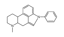 (6aR,10aR)-7-methyl-4-phenyl-6,6a,8,9,10,10a-hexahydroindolo[4,3-fg]quinoline结构式
