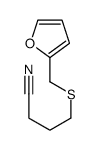 4-(furan-2-ylmethylsulfanyl)butanenitrile Structure