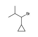 (1-bromo-2-methylpropyl)cyclopropane结构式