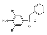4-benzylsulfonyl-2,6-dibromoaniline结构式