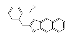 [2-(benzo[f][1]benzothiol-2-ylmethyl)phenyl]methanol Structure