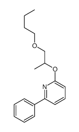 2-(1-butoxypropan-2-yloxy)-6-phenylpyridine结构式