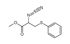 α-Azido-β-(phenylthio)propansaeure-methylester结构式