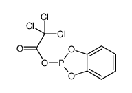 1,3,2-benzodioxaphosphol-2-yl 2,2,2-trichloroacetate结构式