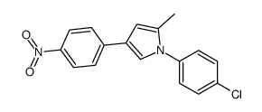 1-(4-chlorophenyl)-2-methyl-4-(4-nitrophenyl)pyrrole Structure