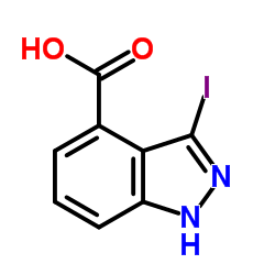 3-Iodo-1H-indazole-4-carboxylic acid structure