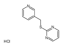 2-<(3-pyridinylmethyl)thio>pyrimidine hydrochloride结构式