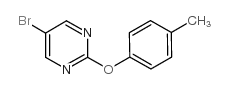 5-溴-2-(p-甲苯氧基)嘧啶结构式
