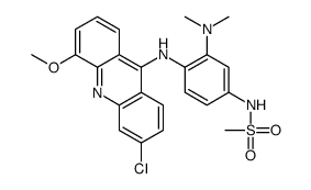 Methanesulfonamide, N-(4-((3-chloro-5-methoxy-9-acridinyl)amino)-3-(di methylamino)phenyl)- structure