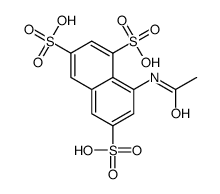 8-acetamidonaphthalene-1,3,6-trisulfonic acid Structure