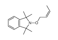 (Z)-2-(but-2'-enoxy)-1,1,3,3-tetramethylisoindoline Structure