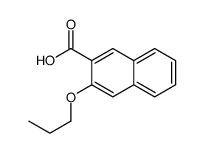 3-propoxynaphthalene-2-carboxylic acid结构式