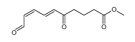 methyl 5,10-dioxo-6(E),8(Z)-decadienoate结构式