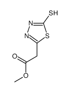 methyl 2-(2-sulfanylidene-3H-1,3,4-thiadiazol-5-yl)acetate Structure