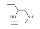 1-(prop-2-ynylamino)but-3-en-2-ol Structure