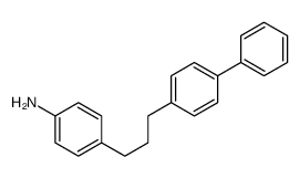 4-[3-(4-phenylphenyl)propyl]aniline结构式