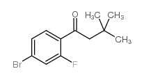 4'-BROMO-3,3-DIMETHYL-2'-FLUOROBUTYROPHENONE结构式
