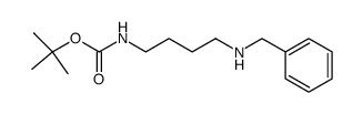 N(1)-benzyl-N(4)-(tert-butyloxycarbonyl)-1,4-diaminobutane Structure