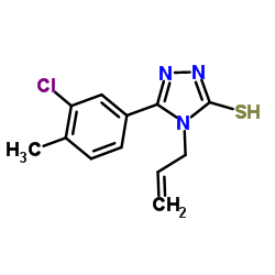 4-Allyl-5-(3-chloro-4-methylphenyl)-2,4-dihydro-3H-1,2,4-triazole-3-thione Structure