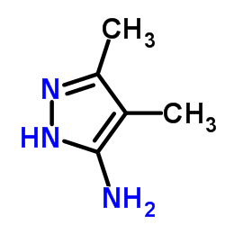 3,4-二甲氧基-1-H-吡唑-5-胺结构式