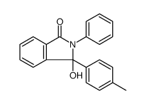 1H-Isoindol-1-one, 2,3-dihydro-3-hydroxy-3-(4-methylphenyl)-2-phenyl Structure