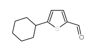 5-cyclohexylthiophene-2-carbaldehyde Structure