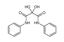 Propanediamide, 2,2-dihydroxy-N1,N3-diphenyl结构式