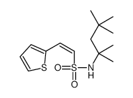 2-thiophen-2-yl-N-(2,4,4-trimethylpentan-2-yl)ethenesulfonamide Structure