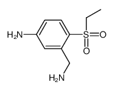 3-(aminomethyl)-4-ethylsulfonylaniline结构式