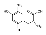 (2S)-2-amino-3-(5-amino-2,4-dihydroxyphenyl)propanoic acid Structure