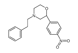 (2S)-2-(4-nitrophenyl)-4-(2-phenylethyl)morpholine结构式