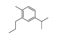 4-isopropyl-1-methyl-2-propyl-benzene结构式