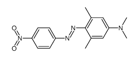 [3,5-Dimethyl-4-(4-nitro-phenylazo)-phenyl]-dimethyl-amine结构式