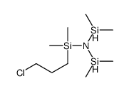 1-[[bis(dimethylsilyl)amino]-dimethylsilyl]-3-chloropropane结构式