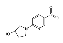(3R)-1-(5-nitropyridin-2-yl)pyrrolidin-3-ol Structure