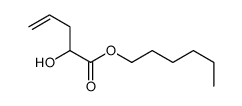 hexyl 2-hydroxypent-4-enoate Structure