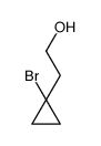 2-(1-bromocyclopropyl)ethanol Structure