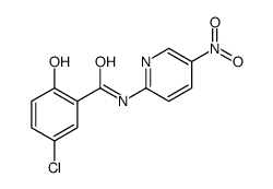 5-chloro-2-hydroxy-N-(5-nitropyridin-2-yl)benzamide结构式