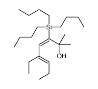 5-ethyl-2-methyl-3-tributylsilylocta-3,5-dien-2-ol结构式