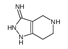 4,5,6,7-四氢-2H-吡唑并[4,3-c]吡啶-3-胺结构式