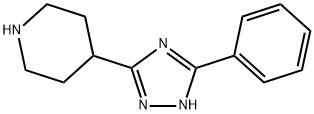 4-(5-Phenyl-2H-[1,2,4]triazol-3-yl)-piperidine Structure