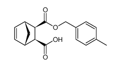 Bicyclo[2.2.1]hept-5-ene-2,3-dicarboxylic acid, 2-[(4-methylphenyl)methyl] ester, (1R,2R,3S,4S)结构式