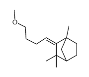 2-(4-methoxybutylidene)-1,3,3-trimethylbicyclo[2.2.1]heptane structure