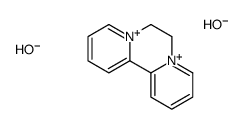 6,7-dihydrodipyrido[1,2-a:2',1'-c]pyrazinediylium dihydroxide结构式
