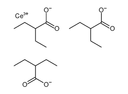 cerium tris(2-ethylbutyrate) Structure