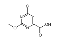 6-chloro-2-methoxypyrimidine-4-carboxylic acid结构式